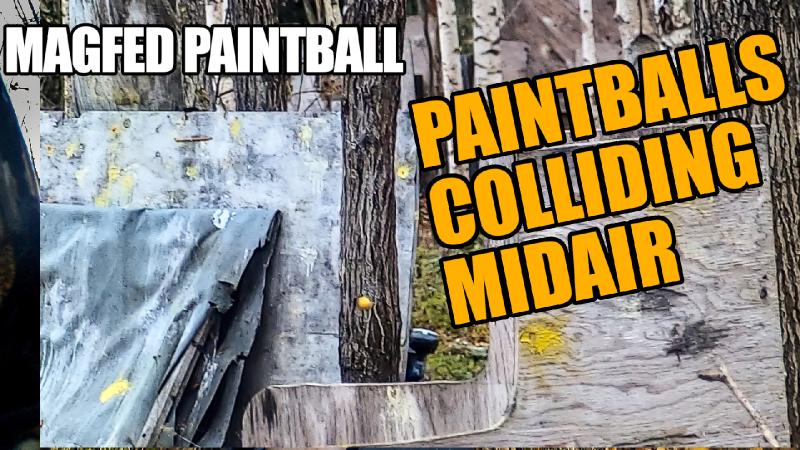 Paintballs colliding midair - Scratch one from the bucket list