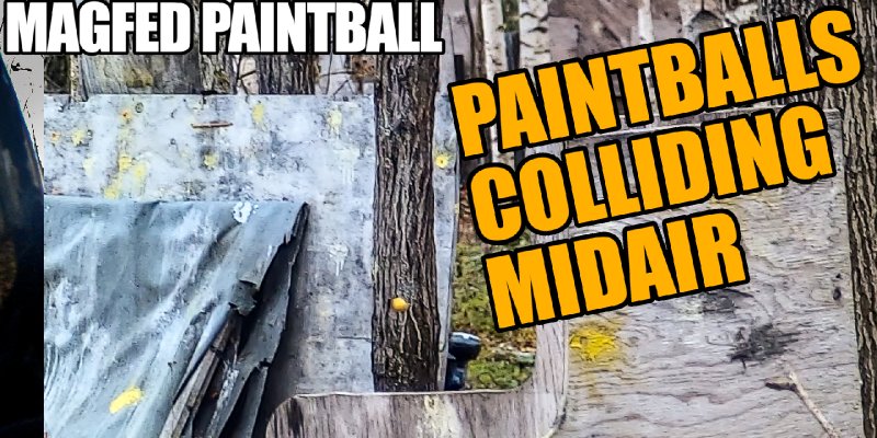 Paintballs colliding midair - Scratch one from the bucket list