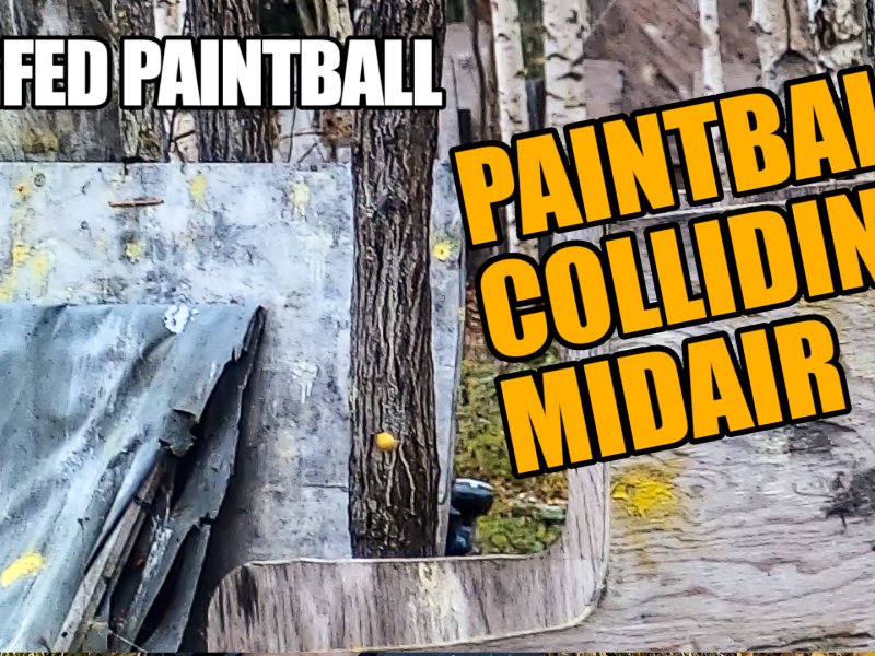 Paintballs colliding midair - Scratch one from the bucket list